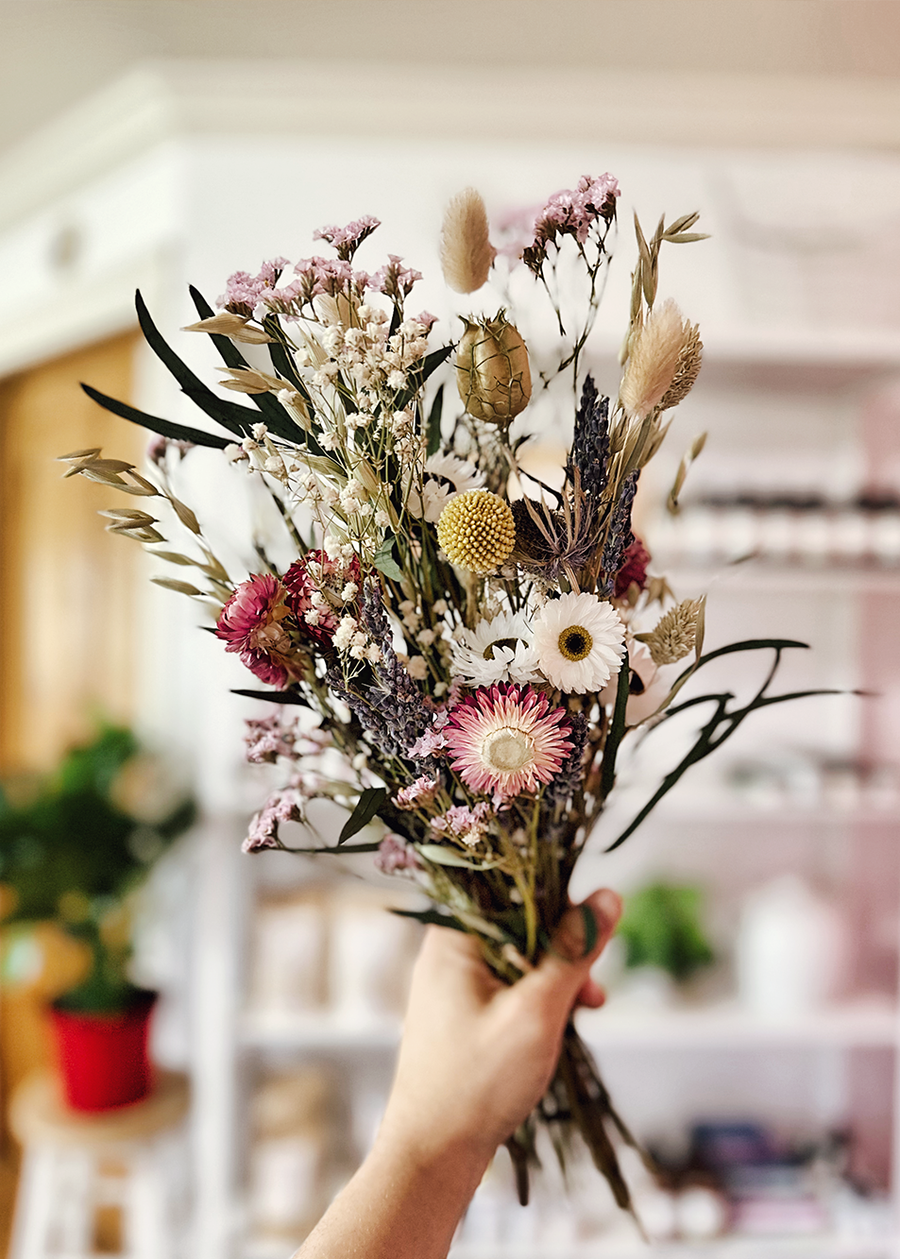 Bouquet de fleurs séchées | Pixie | Le garde-fleurs